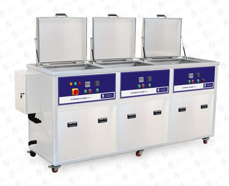 Máy rửa siêu âm công nghiệp 3 bồn JP-3048GH, Skymen